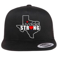 Uvalde Strong Texas Map Heart Flat Bill Trucker Hat