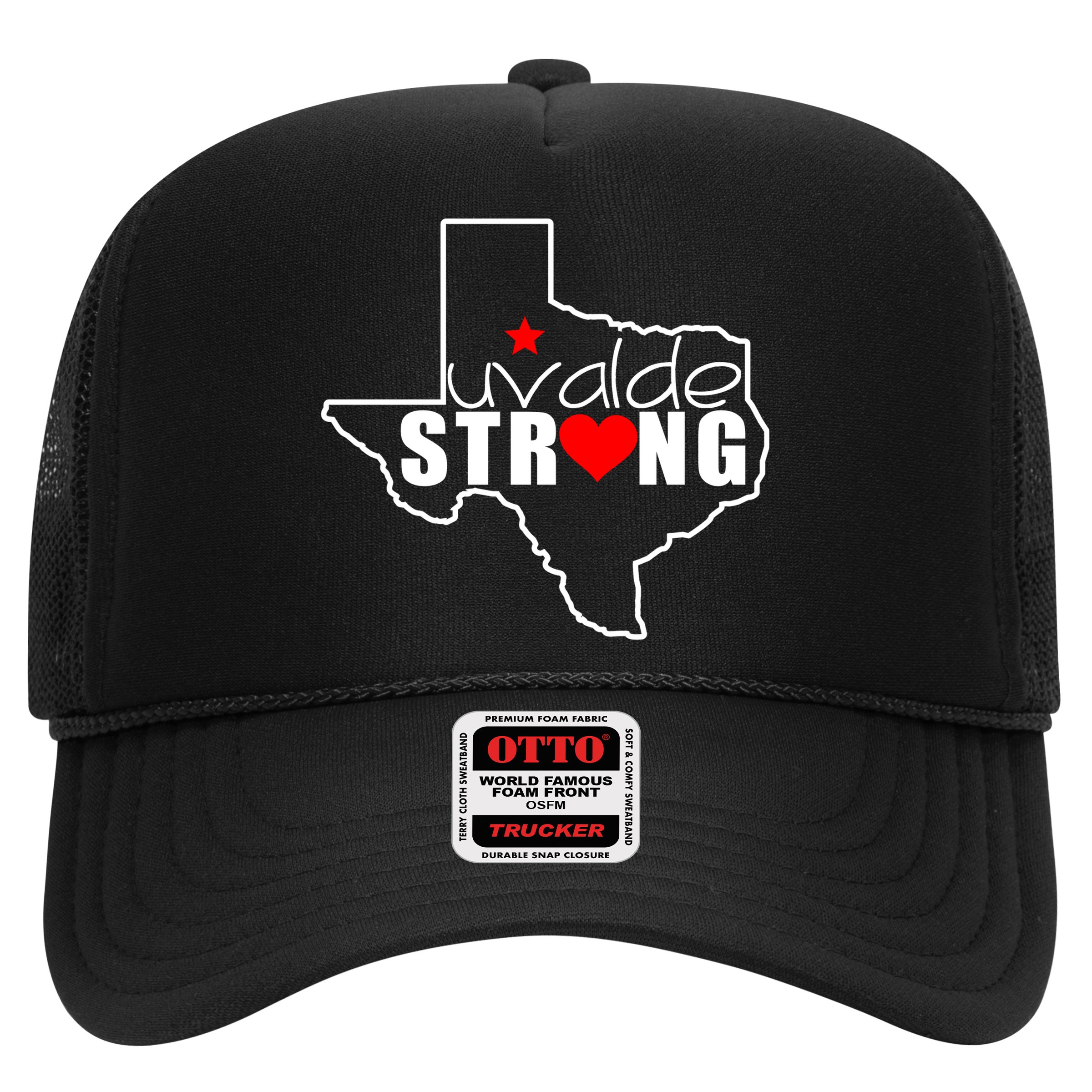Uvalde Strong Texas Map Heart Hat