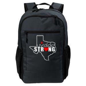 Uvalde Strong Texas Map Heart Daily Commute Backpack