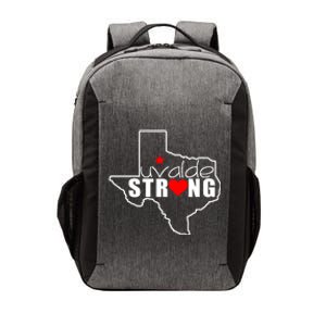 Uvalde Strong Texas Map Heart Vector Backpack