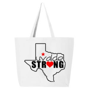 Uvalde Strong Texas Map Heart 25L Jumbo Tote