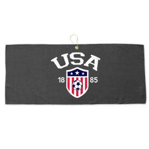 USA Soccer Team Ball Shirt America Soccer Team 2022 Large Microfiber Waffle Golf Towel