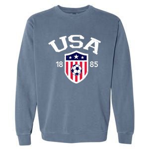 USA Soccer Team Ball Shirt America Soccer Team 2022 Garment-Dyed Sweatshirt