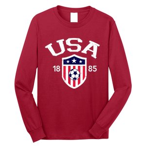 USA Soccer Team Ball Shirt America Soccer Team 2022 Long Sleeve Shirt