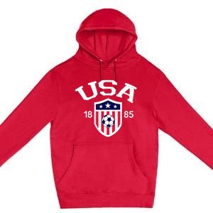 USA Soccer Team Ball Shirt America Soccer Team 2022 Premium Pullover Hoodie