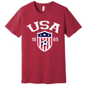 USA Soccer Team Ball Shirt America Soccer Team 2022 Premium T-Shirt