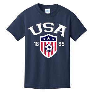 USA Soccer Team Ball Shirt America Soccer Team 2022 Kids T-Shirt