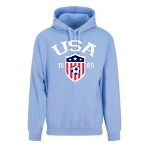 USA Soccer Team Ball Shirt America Soccer Team 2022 Unisex Surf Hoodie