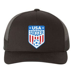 USA Soccer Team Support The Team Shirt USA Flag Football Yupoong Adult 5-Panel Trucker Hat