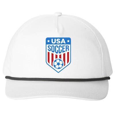 USA Soccer Team Support The Team Shirt USA Flag Football Snapback Five-Panel Rope Hat