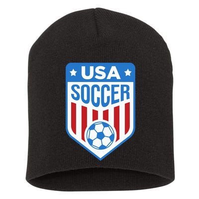 USA Soccer Team Support The Team Shirt USA Flag Football Short Acrylic Beanie
