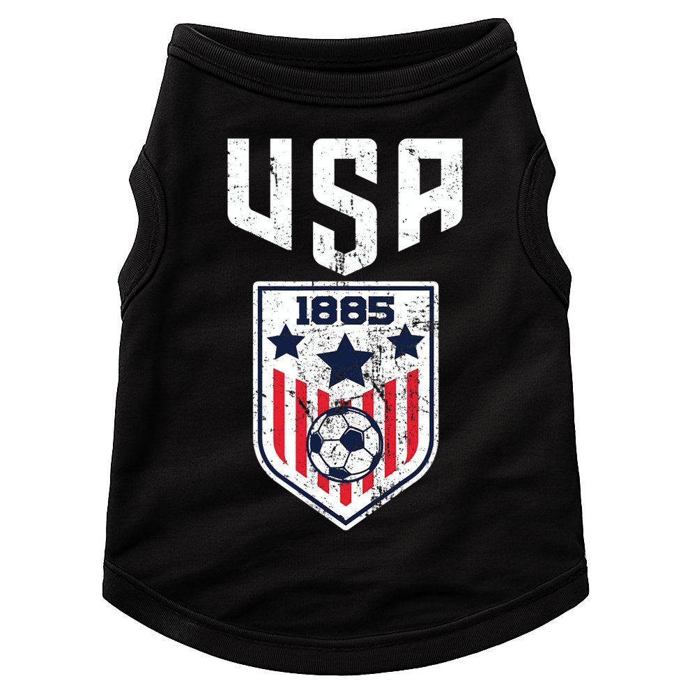 USA Soccer Team 1885 Cool Futbol Equipment Doggie Tank