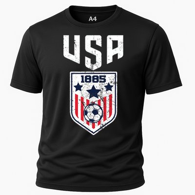 USA Soccer Team 1885 Cool Futbol Equipment Cooling Performance Crew T-Shirt