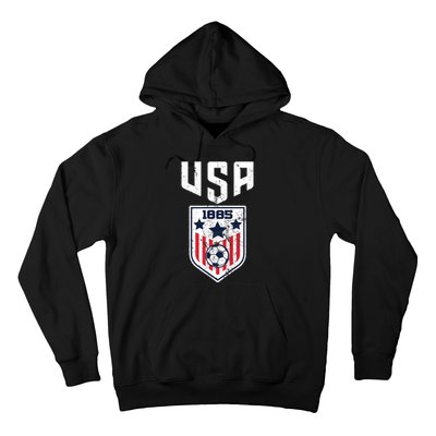 USA Soccer Team 1885 Cool Futbol Equipment Hoodie