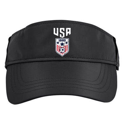 USA Soccer Team 1885 Cool Futbol Equipment Adult Drive Performance Visor