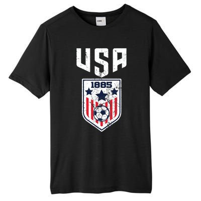 USA Soccer Team 1885 Cool Futbol Equipment Tall Fusion ChromaSoft Performance T-Shirt