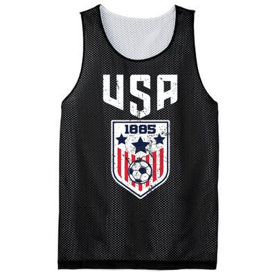 USA Soccer Team 1885 Cool Futbol Equipment Mesh Reversible Basketball Jersey Tank