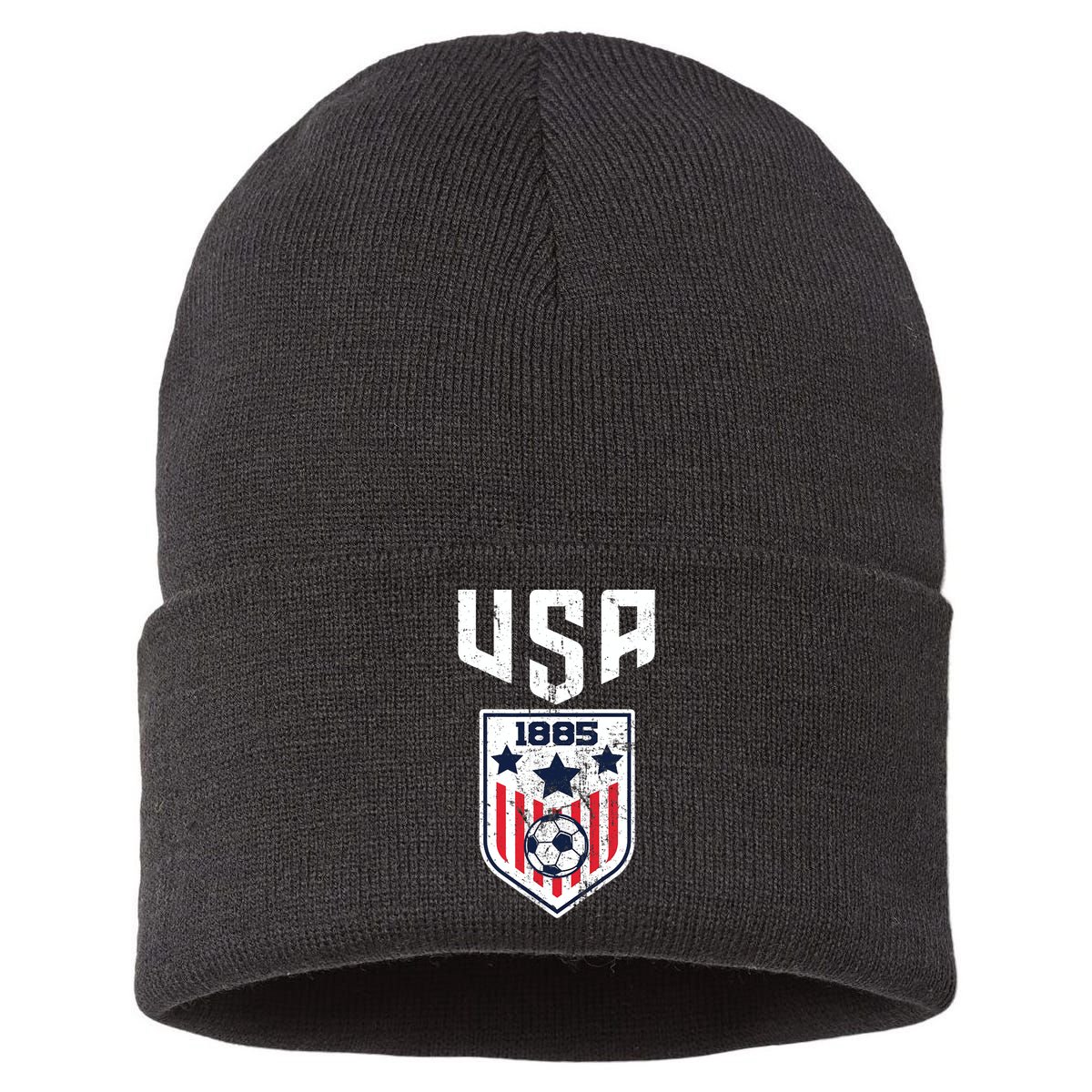USA Soccer Team 1885 Cool Futbol Equipment Sustainable Knit Beanie