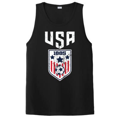 USA Soccer Team 1885 Cool Futbol Equipment PosiCharge Competitor Tank