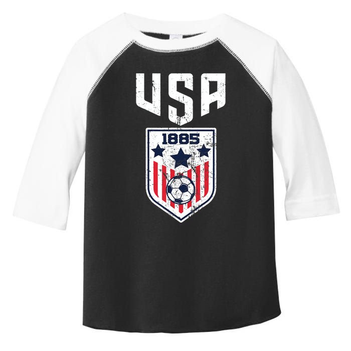 USA Soccer Team 1885 Cool Futbol Equipment Toddler Fine Jersey T-Shirt