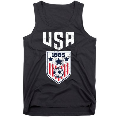 USA Soccer Team 1885 Cool Futbol Equipment Tank Top