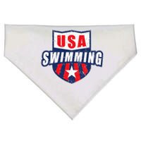 Usa Swimming Team Sports Athlete Us Swim Aquatic USA-Made Doggie Bandana