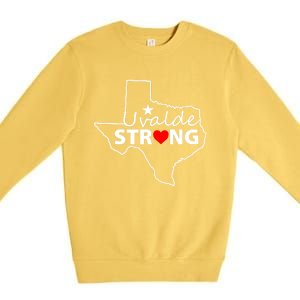 Uvalde Strong Texas Strong Premium Crewneck Sweatshirt