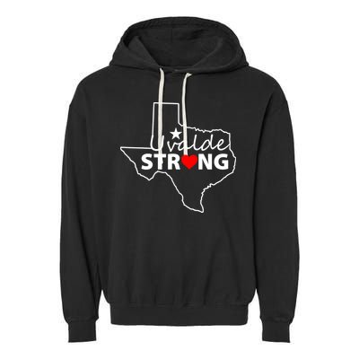 Uvalde Strong Texas Strong Garment-Dyed Fleece Hoodie