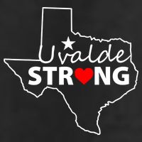 Uvalde Strong Texas Strong 7 Panel Mesh Trucker Snapback Hat