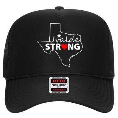 Uvalde Strong Texas Strong High Crown Mesh Back Trucker Hat