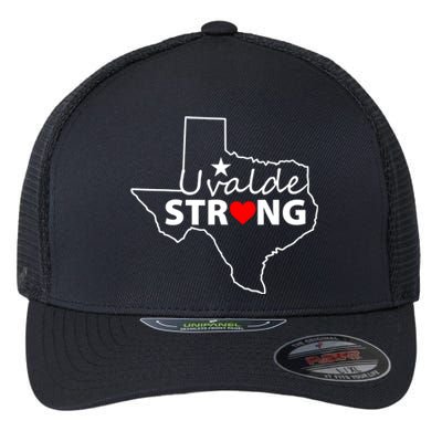 Uvalde Strong Texas Strong Flexfit Unipanel Trucker Cap