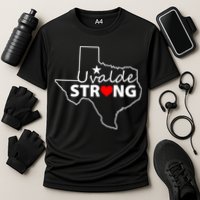 Uvalde Strong Texas Strong Cooling Performance Crew T-Shirt