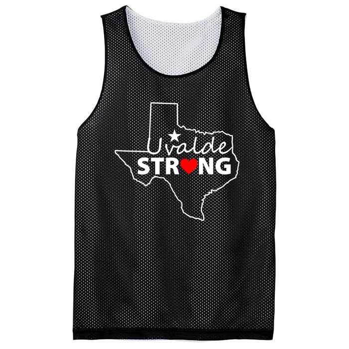 Uvalde Strong Texas Strong Mesh Reversible Basketball Jersey Tank