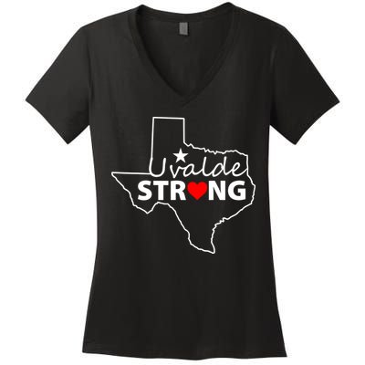 Uvalde Strong Texas Strong Women's V-Neck T-Shirt