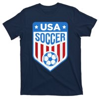 USA Soccer Team Support the Team Shirt USA Flag Football T-Shirt