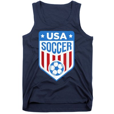 USA Soccer Team Support the Team Shirt USA Flag Football Tank Top