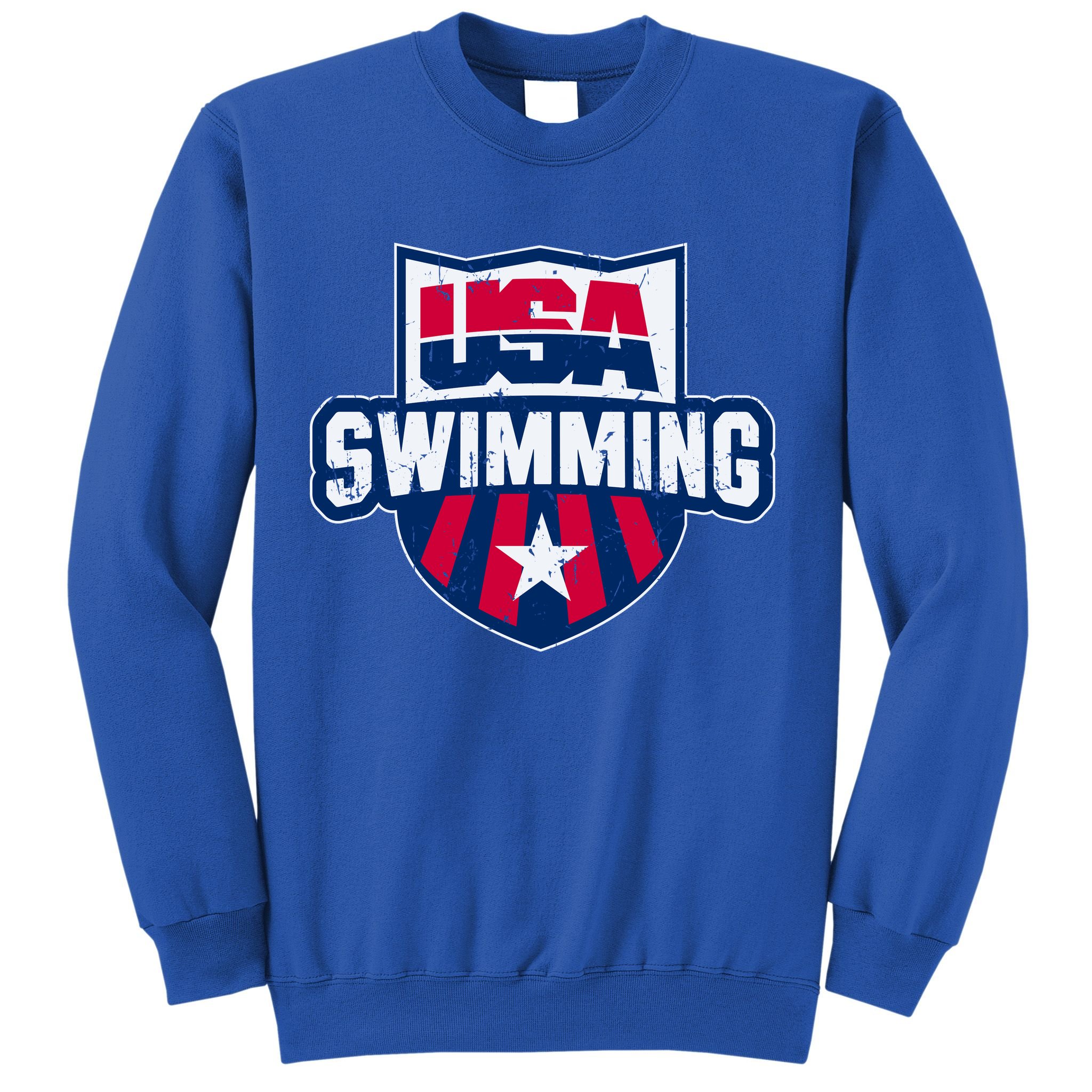 Usa Swimming Team Sports Athlete Us Swim Aquatic Sweatshirt