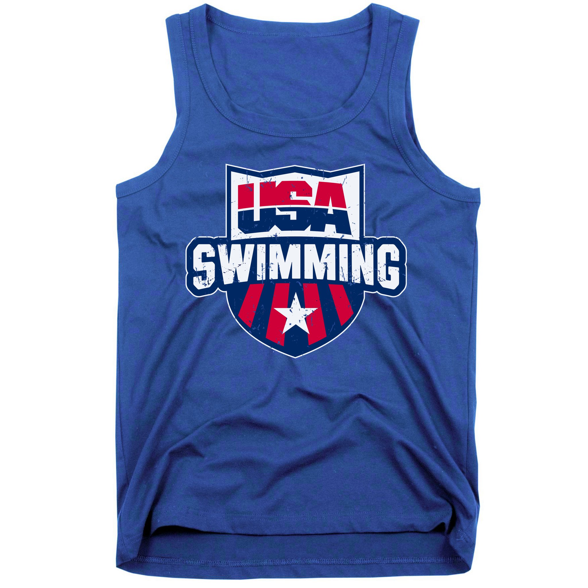Usa Swimming Team Sports Athlete Us Swim Aquatic Tank Top