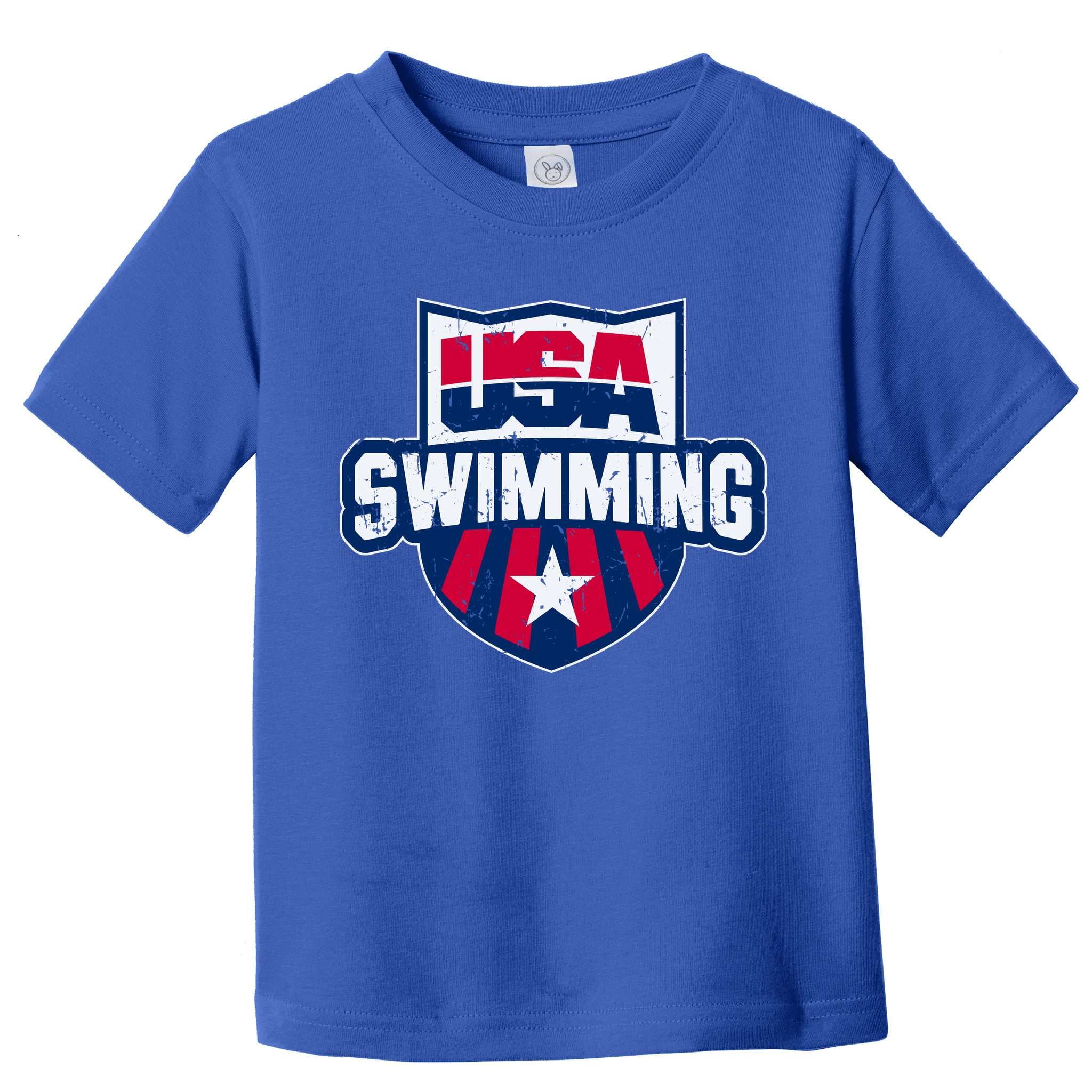Usa Swimming Team Sports Athlete Us Swim Aquatic Toddler T-Shirt