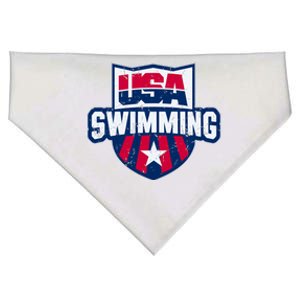 Usa Swimming Team Sports Athlete Us Swim Aquatic USA-Made Doggie Bandana