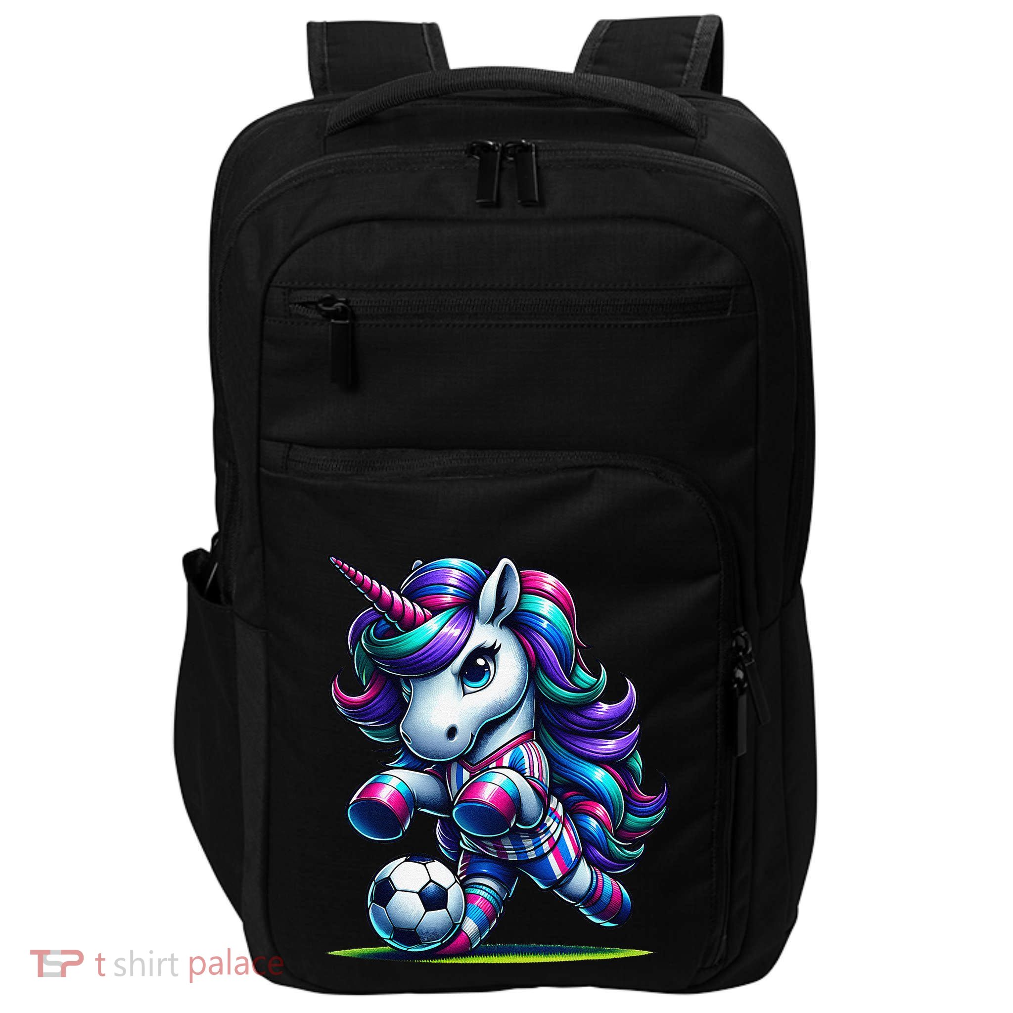Unicorn Soccer Team Player Impact Tech Backpack