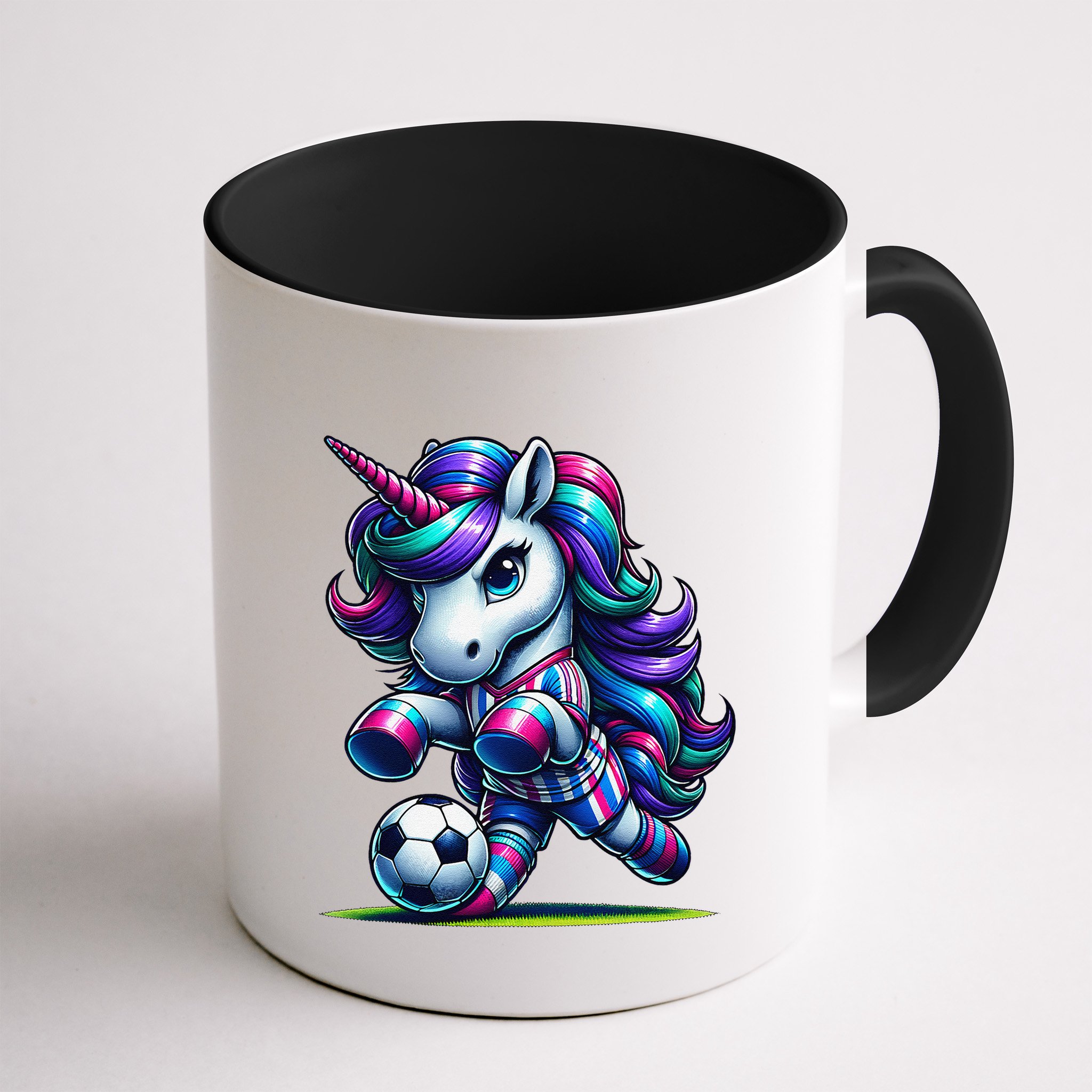 Unicorn Soccer Team Player Mug