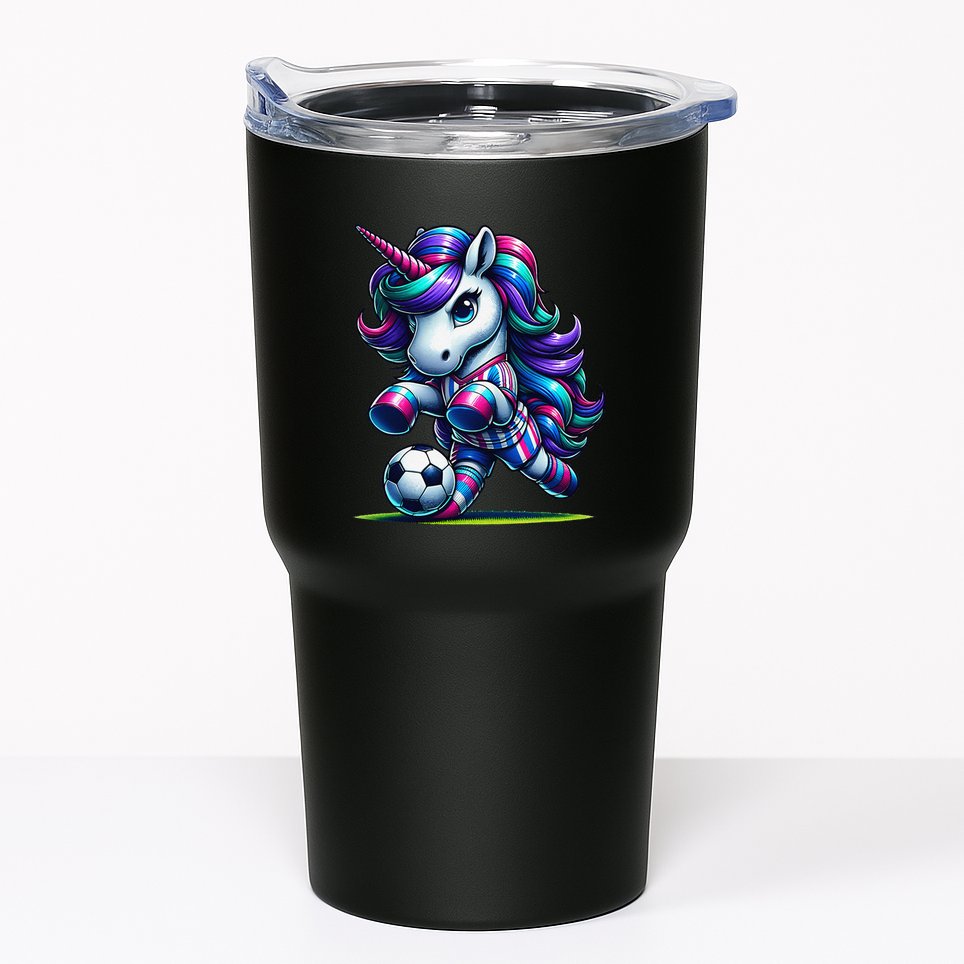 Unicorn Soccer Team Player Tumbler