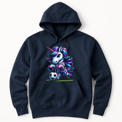 Unicorn Soccer Team Player Hoodie