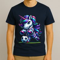 Unicorn Soccer Team Player T-Shirt
