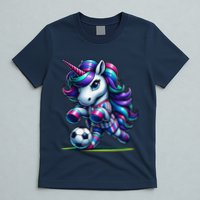 Unicorn Soccer Team Player T-Shirt
