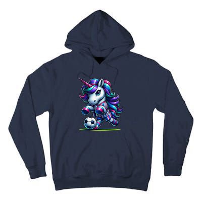 Unicorn Soccer Team Player Tall Hoodie
