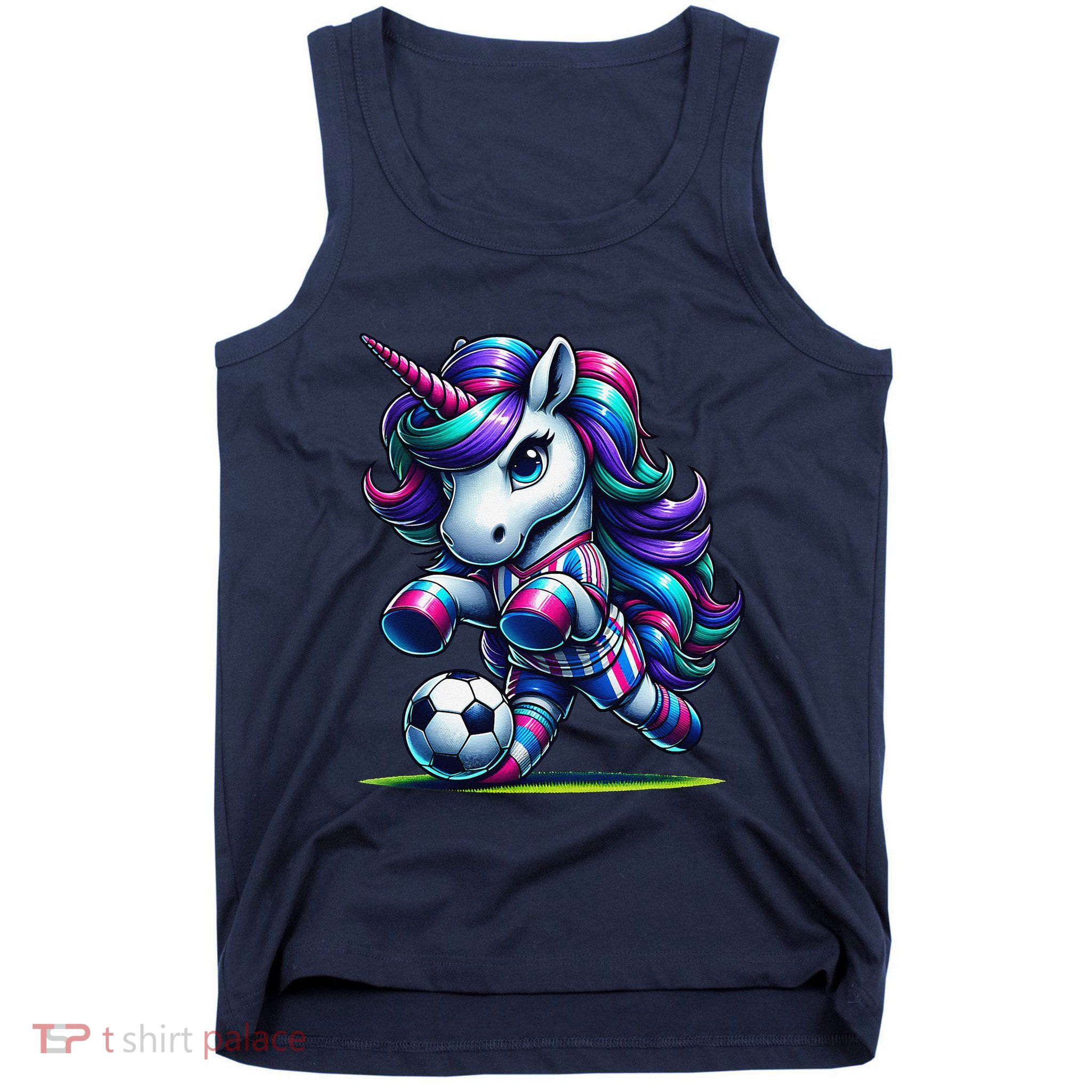 Unicorn Soccer Team Player Tank Top