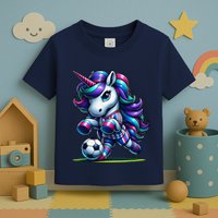 Unicorn Soccer Team Player Toddler T-Shirt