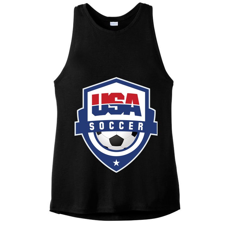 US Soccer Team USA Ladies PosiCharge Tri-Blend Wicking Tank